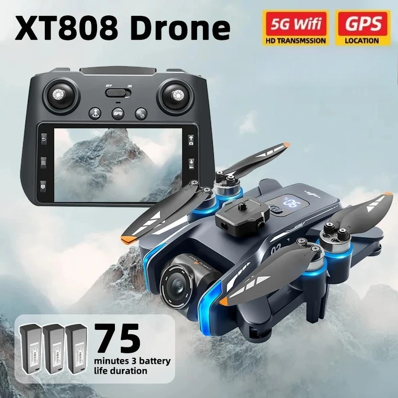 Drone Kit Professional - Original XT808 Pro MAX Drone 4K