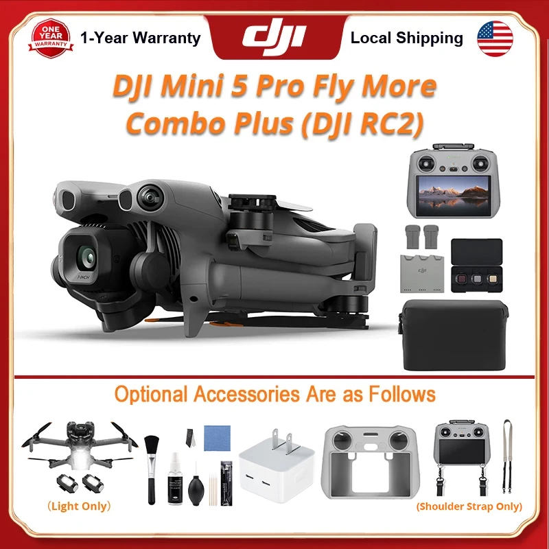 DJI Mini 5 Pro Fly More Combo  - đánh giá và giá Drone Kit Professional